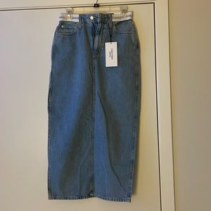 Calvin Klein denim maxi skirt